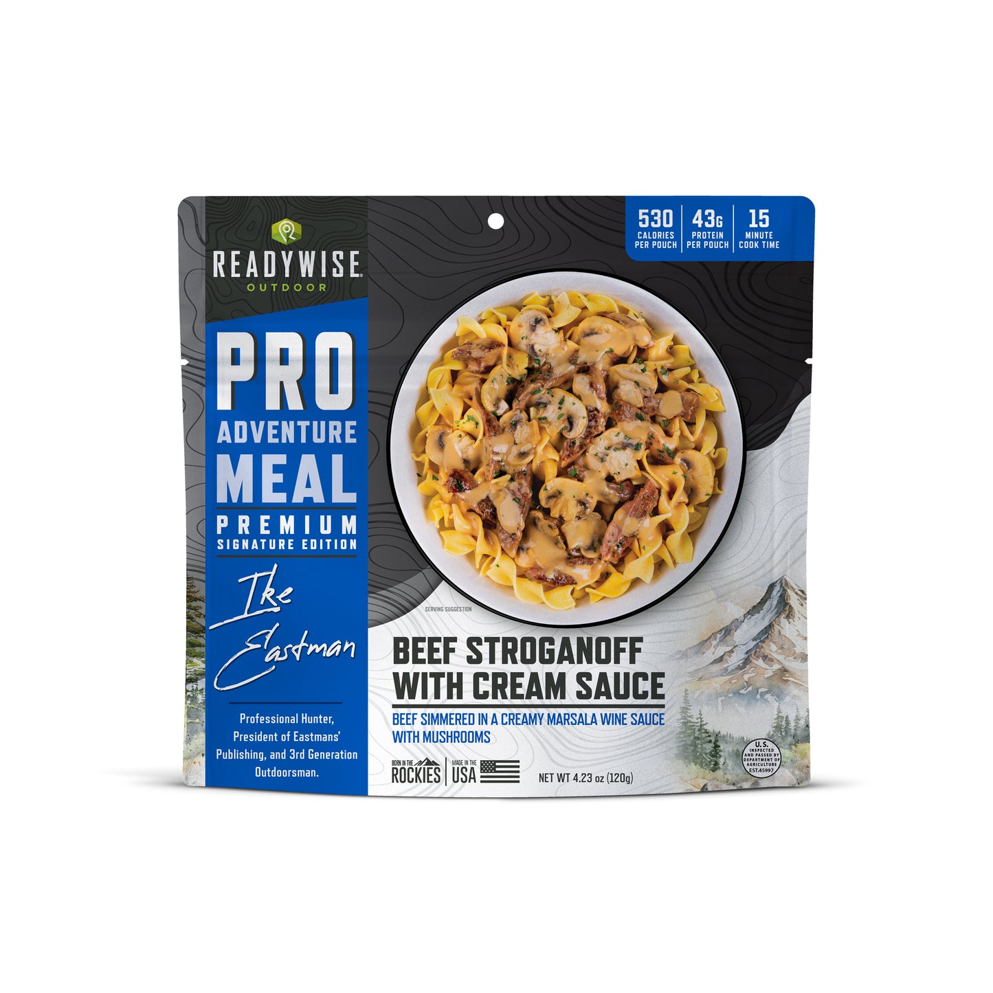 6 CT ReadyWise Pro Adventure Meal Beef Stroganoff with Mushroom Cream Sauce