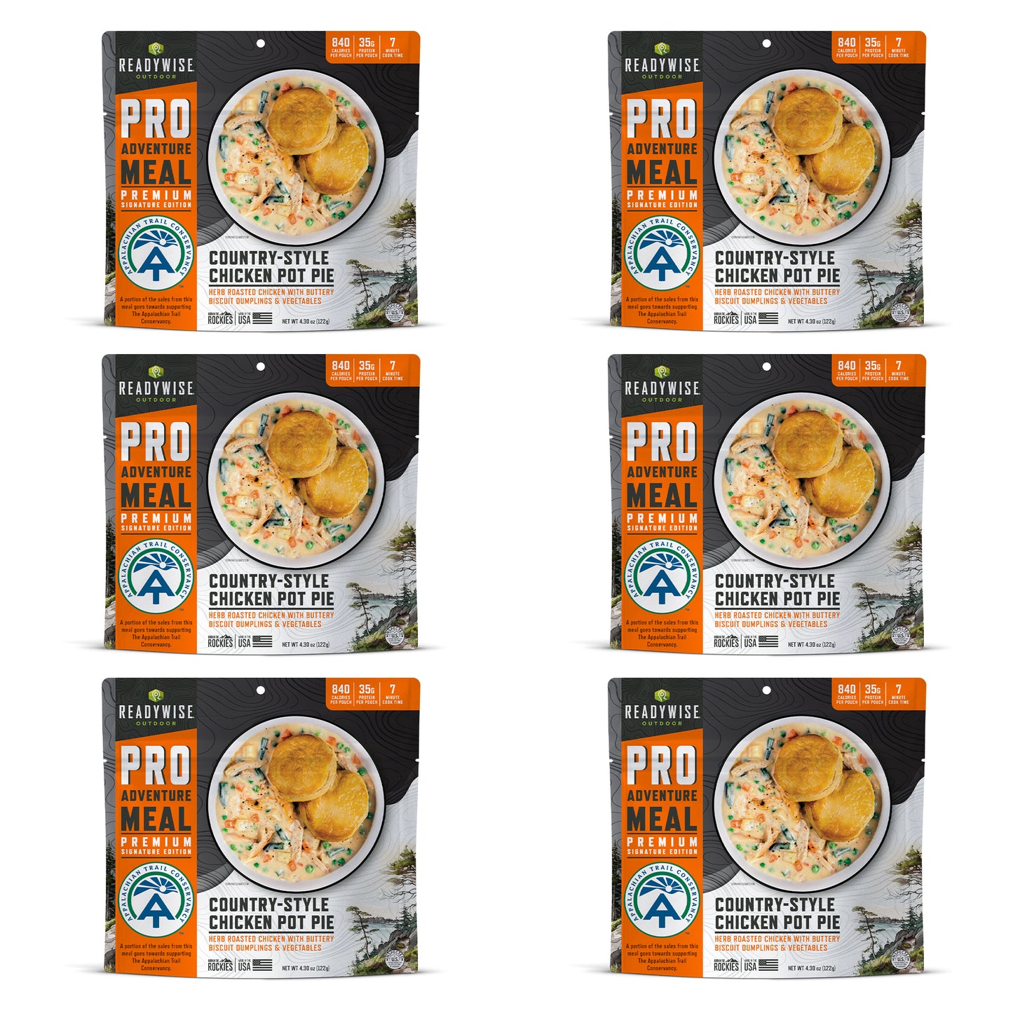 6 CT ReadyWise Pro Adventure Meal Classic Chicken Pot Pie