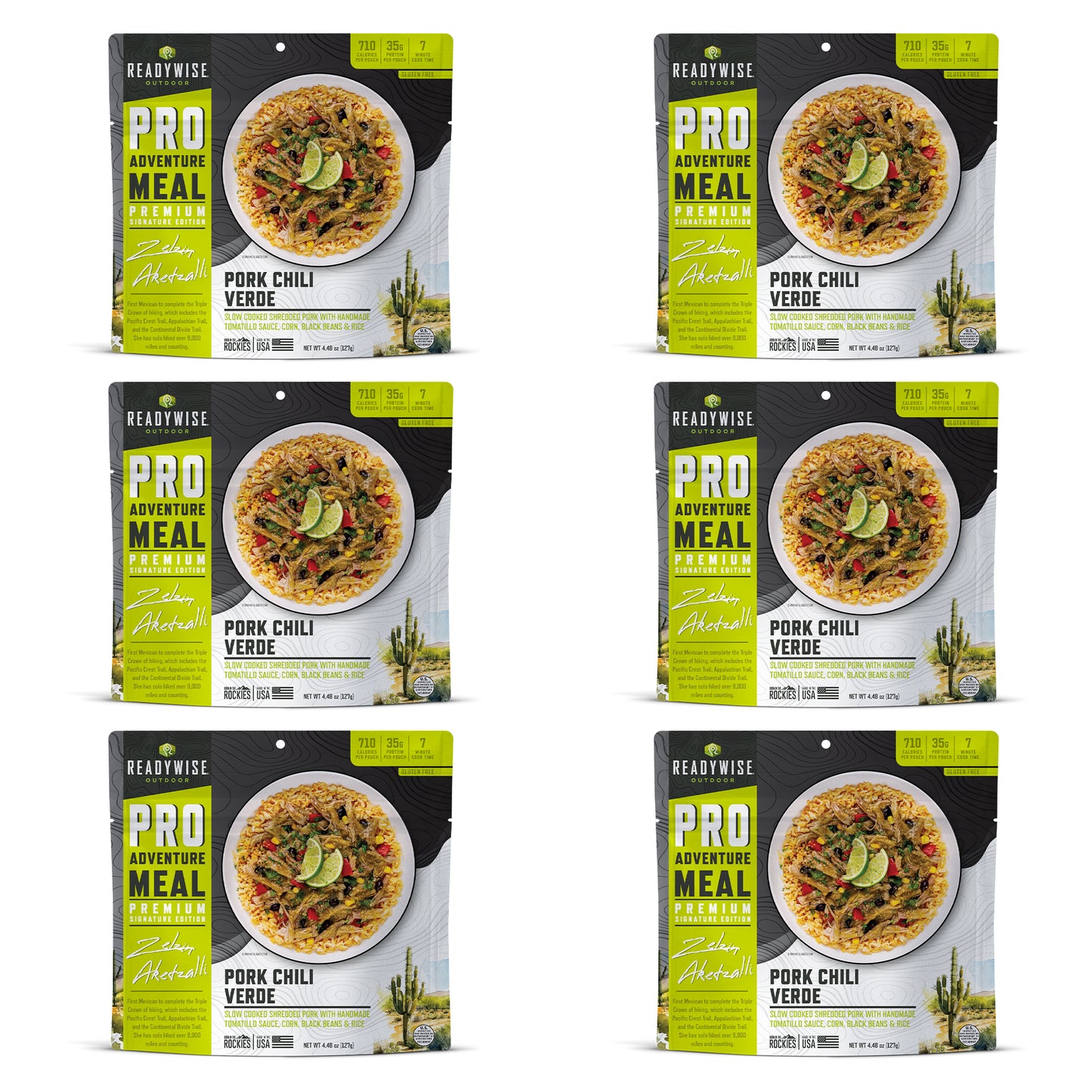 6 CT ReadyWise Pro Adventure Meal Pork Chile Verde