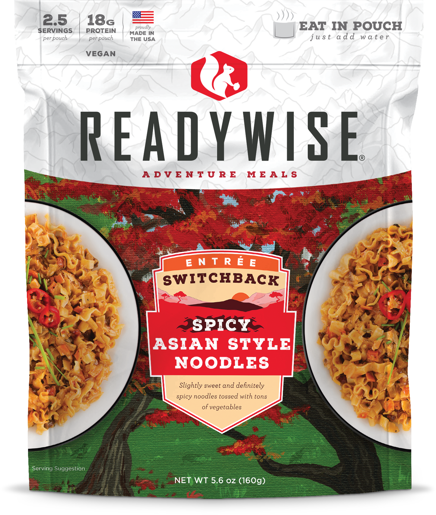 6 CT Case Switchback Spicy Asian Style Noodles