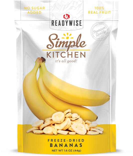 Simple Kitchen Bananas Chips - 22 Serving Can