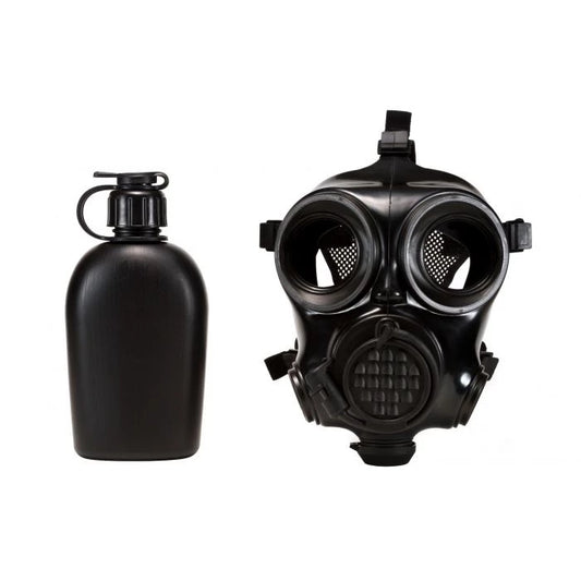 MIRA Safety CM-7M Military Gas Mask - Medium | Includes Pre-installed Hydration System & Canteen | CBRN Protection Military Special Forces, Police Squads, and Rescue Teams